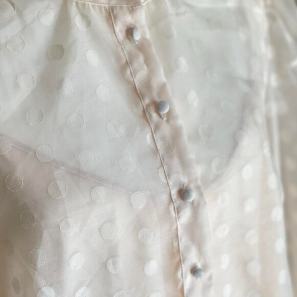 NWT H&M Ivory Victorian Cottagecore Dress - Picture 4 of 10